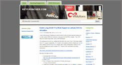 Desktop Screenshot of keycruncher.com